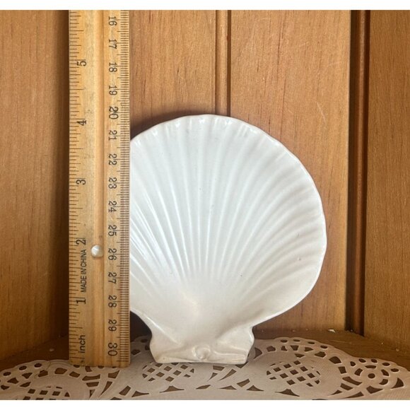 Vintage Wedgwood Etruria Barlaston Satin Cream Nautilus Small Dish Trinket Seash - Picture 4 of 4